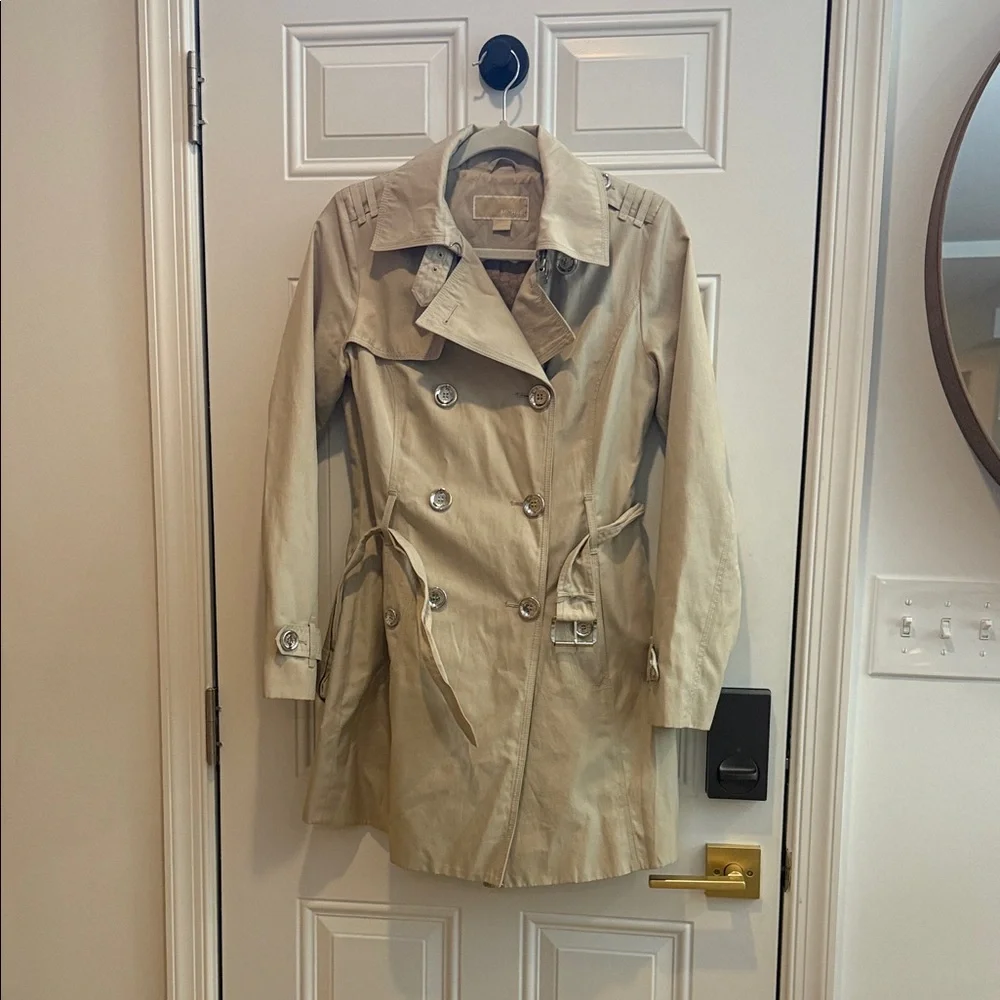 Michael Kors Tan Trench Coat